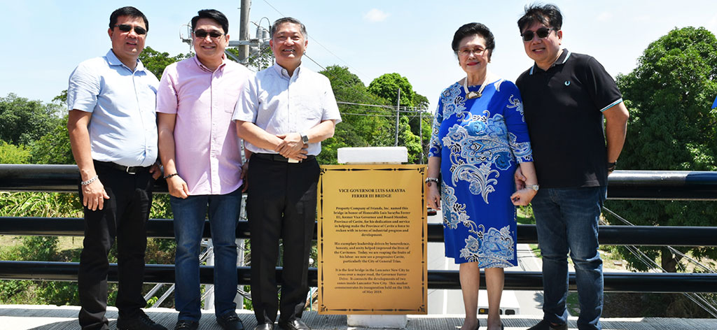 Lancaster New City marks historical milestone as it unveils the Ferrer Bridge, the first bridge in LNC to cross over major road, the Governor Ferrer Drive.