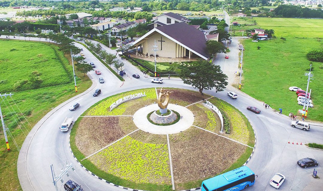 Lancaster New City Rotunda Aerial Shot